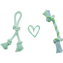 Normadia Doğal Pamuk Halat Seti, Yavru ve Küçük Irk Köpekleri Için Oyuncak