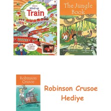 Bloomsbury USB - Wind-Up Train + Robinson Crusoe + The Jungle Book Hediye