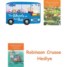 Bloomsbury Peppa Pig: The Wheels On The Bus + Robinson Crusoe + The Jungle Book Hediye