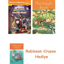 Bloomsbury World Of Reading: Spidey And His Amazing Friends: Super Hero Hiccups + Robinson Crusoe + The Jungle Book Hediye