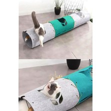 Normadia 3'lü Kedi Tüneli Seti, Eklenebilir, Fonksiyonel Evcil Hayvan Oyuncağı