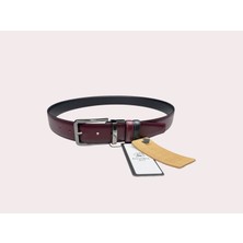 İstanbul Belt Çift Taraflı Döner Tokalı Hakiki Klasik Erkek Deri Kemer – 3,5 cm – Gümüş Ton Tokalı – Dayanıklı, Şık & Gerçek Deri – Renk & Boy Seçenekleri