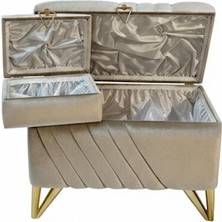 2’li Çeyiz Sandığı & Makyaj Kutusu Seti