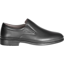 Solmaz Dimport 106 Siyah Hakiki Deri Erkek Ayakkabı