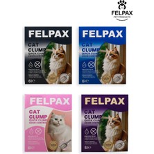 Felpax Topaklanan Kedi Kumu Tanışma Paketi 6 Lt x 4 Adet