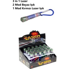 Normadia Kırmızı Lazer ve Fener 3'ü Birlikte Kedi Oyuncağı, Eğlenceli Aktivite