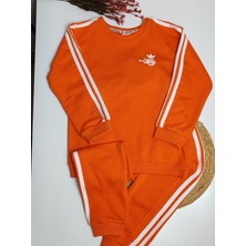 Moda Rüyası Turuncu Erkek Çocuk Alt Üst Takım