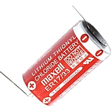 BT Teknik 3.6V 2/3A Boyut Lithium Pil - Kısa Sürede Şarj Olabilen