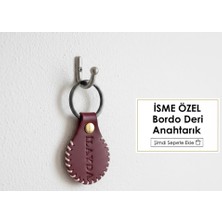 Tozren Deri El Yapımı Kişiye Özel Baskılı Deri Anahtarlık - Sevgiliye/Arkadaşa Hediyelik, "Kurtarıcı Hediye".