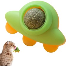 Normadia Renkli Uzay Temalı Kedi Çimi Topu, Eğlenceli ve Doğal Kedi Oyuncağı