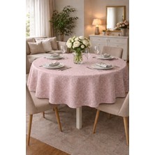 Rona Home Premium Kalite Desenli Masa Örtüsü Güpürsüz Lüks Dokuma Kumaş Modern Salon Mutfak Masası Örtüsü