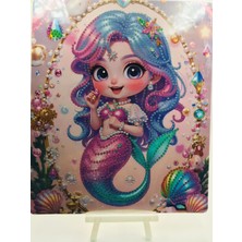 Duck Hoby 21X25 Çocuklar Için Boncuklu Taşlı Mozaik Elmas Boyama Goblen Pano Tablo Resim Boncuk Puzzle Diamond Painting