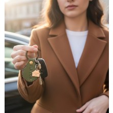 Tozren Deri El Yapımı Kişiye Özel Baskılı Deri Anahtarlık - Sevgiliye/Arkadaşa Hediyelik, "Kurtarıcı Hediye".
