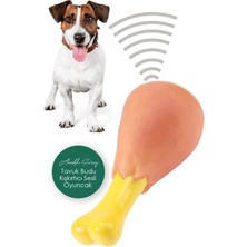 Normadia Sesli Köpek Oyuncağı, Eğlenceli Tavuk Budu, 1 Adet