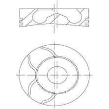 Mahle Motor Piston Segman 1.00 76.00 26PİM -20MM Kısa Clıo 2-3 Kangoo-Megane 2-3 Symbol 2- 3-Sandero-Logan- Juke 1.5dcı K9K 120A10282R 7701475703 7701475898