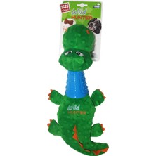 Normadia Yumuşak Timsah Tasarımlı Diş Kaşıyıcı Peluş Köpek Oyuncağı