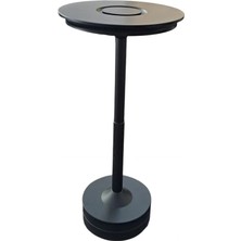 Helios Opto Helios HS8130 Furtuna Şarjlı Siyah Kasa LED Masa Lambası – 3 Renk Işık, Dimlenebilir, Type-C | Siyah Kasa