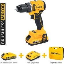 Sgs Akülü Vidalama Seti 20W 2X2.0AH 60NM