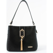 ÖZER-1438 Sanmorris Ayarlanabilr Çapraz Askılı Suni Deri Kadın El ve Omuz Çantası