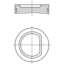Mahle MOTOR PİSTON SEGMAN 0.60 P306-P405-P806 2.0 165 XU10J2/XU10J2C 5MM ÇUKUR 86.60MM (4 ADET)