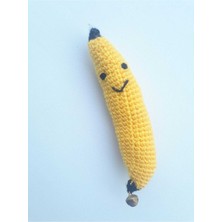 Normadia Yumuşak ve Şık Muz Diş Kaşıma Kedi Örgüsü, Eğlenceli ve Dayanıklı Oyuncu