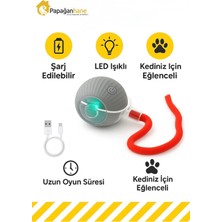 Normadia USB Şarjlı Ledli Kedi Oyuncağı, Interaktif ve Eğlenceli Top