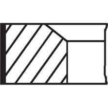 Mahle Motor Segmanı Std PARTNER-BERLINGO-RCZ-P207 P208-P508-CITROEN-BERLINGO-C3-C4-C5 1.4-1.6 165 Vtı- Thp EP6C-EP3 Bmw N13 F20 F30 N14 N18 N16 N12 Mını R55  R61 77MM 0640 T6 1607824580 11257566479