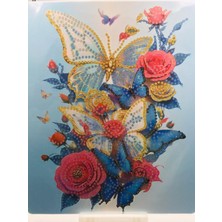 Duck Hoby 21X25 Çocuklar Için Boncuklu Taşlı Mozaik Elmas Boyama Goblen Pano Tablo Resim Boncuk Puzzle Diamond Painting