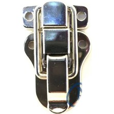 BT Teknik Nikel Renkli Sandık Kutu Klipsi - 48X30 Mm, Tekli Ürün, Dayanıklı ve Güvenilir