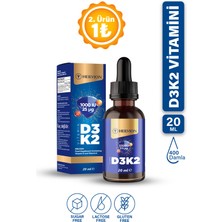 HEILVION D3 K2 Vitamini 20 ml (400 Damla ) 1000 Iu D3 , 25 Mcg K2 Vitamini