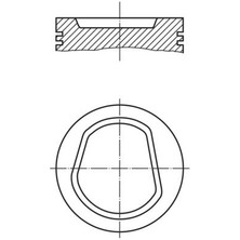 Mahle Motor Piston Segman Std Polo 1.6 Aee 76.51 032107065N