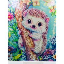 Duck Hoby 21X25 Çocuklar Için Boncuklu Taşlı Mozaik Elmas Boyama Goblen Pano Tablo Resim Boncuk Puzzle Diamond Painting