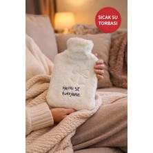 Peluş Kılıflı Sıcak Su Torbası | Uzun Süre Isı Tutan, Yumuşak, Kışlık Isıtıcı