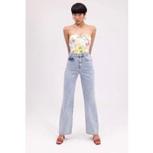 Aida Fashion Bol Paça Jeans