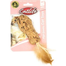 Normadia Tüylü Kuyruklu Balık Oyuncak, Kediler Için Eğlenceli ve Çekici Tasarım