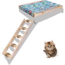 Normadia Duvara Monte Kedi Hamağı ve Merdiveni Takımı, Konforlu Kedi Yatağı