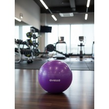 NK SPOR 65CM Pilates Topu-Jimnastik Topu-Spor - Egzersiz - Pilates - Fitness - Yoga - Esneme - Esneklik - Meditasyon-Evde Spor