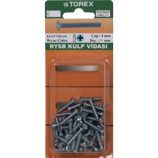 Torex Kulp Vidası 4X22 mm Rysb, 1p=28 Adet