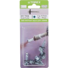 Torex Matkap Uçlu Çatı Vidası 6.3X32 mm DIN7504K Akb, 1p=2 Adet