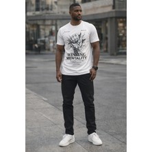 Mastiff Winning Mentality Baskılı Kısa Kollu Erkek T-Shirt