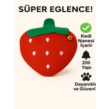 Normadia Peluş Kedi Oyuncağı, Catnip ve Zilli, Interaktif ve Stres Azaltıcı