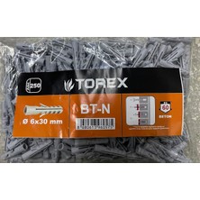 Torex Beton Dübeli Bt-N 6X30 Mm, 1P=250 Adet