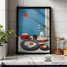 Persona Istanbul Artificial Collection Güneşli Sabah Kahvaltısı Posteri (Çerçevesiz)