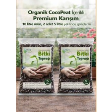 10 Litre Kullanıma Hazır Bitki Toprağı - Salon Bitkileri Be Tropikal Bitkiler Için Premium Kaliteli