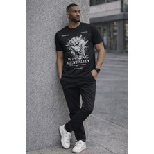 Mastiff Winning Mentality Baskılı Kısa Kollu Erkek T-Shirt