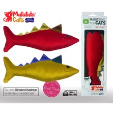 Normadia Sesli Matatabi Kedi Oyuncağı, Kumaş, 27 Cm, Nanesiz, Eğlenceli ve Çekici