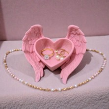 3D Tasarım  Melek Kanatlı Kalp Takı Standı