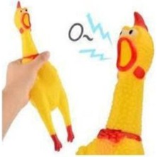 Normadia Sesli Horoz Tavuk Oyuncağı, Köpek ve Kedi Için 30 cm Eğlenceli Oyuncak