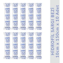 Semateks Hidrofil Sargı Bezi 10CM x 150CM Pamuklu Dokuma 10 Paket