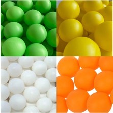 Normadia Renkli Pinpon Topu 50'li Kedi Oyuncağı Eğlenceli ve Canlı Tasarım